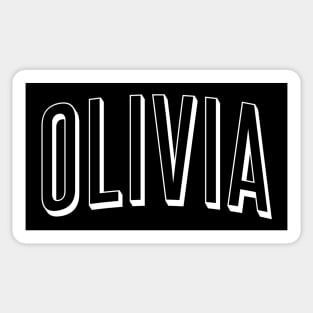 Olivia Block Sticker